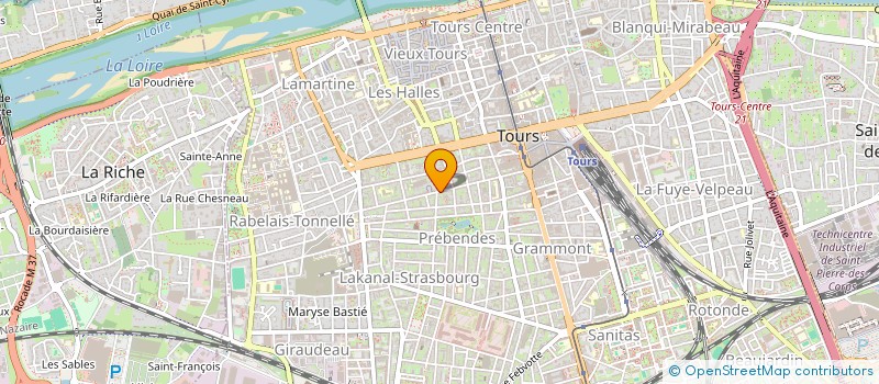 localisation de l'entreprise MADAME CAMILLE LAJOUX  TOURS