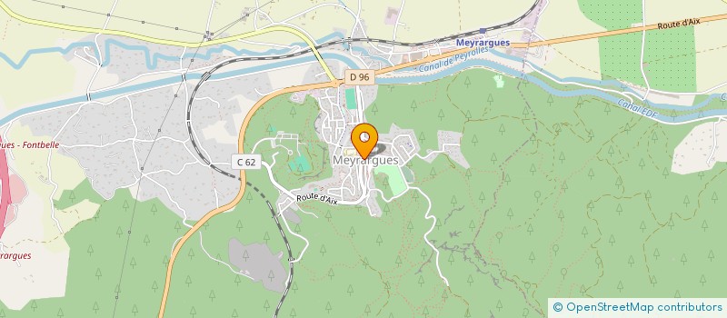 localisation de l'entreprise MADAME CAMILLE LALIGNE à MEYRARGUES