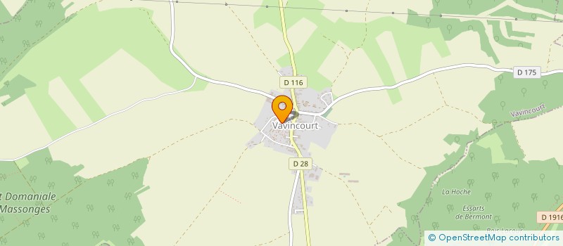 localisation de l'entreprise MADAME CAMILLE LALIZEL à VAVINCOURT