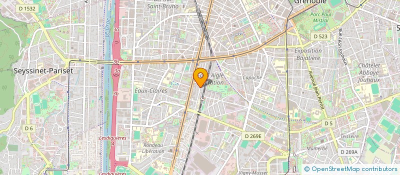 localisation de l'entreprise MADAME CAMILLE LAMARCA à GRENOBLE