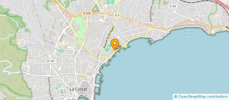 localisation de l'entreprise MADAME CAMILLE LAMY à LA CIOTAT