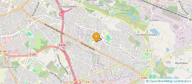 localisation de l'entreprise MADAME CAMILLE LANDAIS à TRELAZE