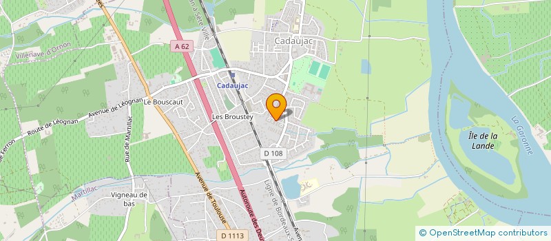 localisation de l'entreprise MADAME CAMILLE LANDAIS  CADAUJAC