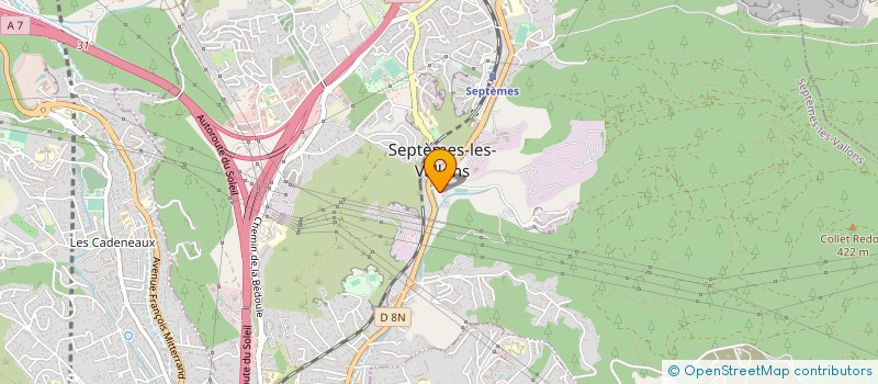 localisation de l'entreprise MADAME CAMILLE LANDE à SEPTEMES-LES-VALLONS