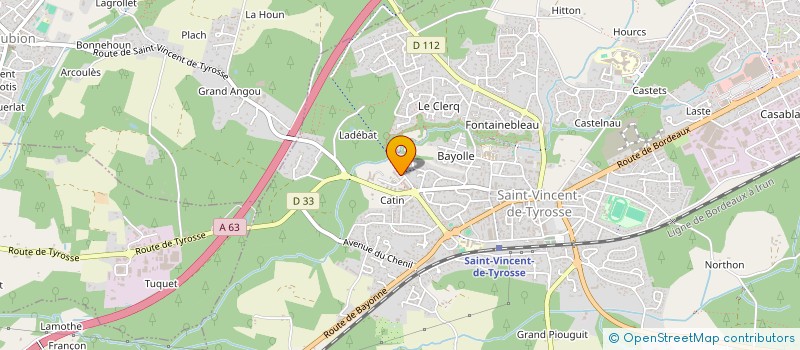 localisation de l'entreprise MADAME CAMILLE LANDES à SAINT-VINCENT-DE-TYROSSE