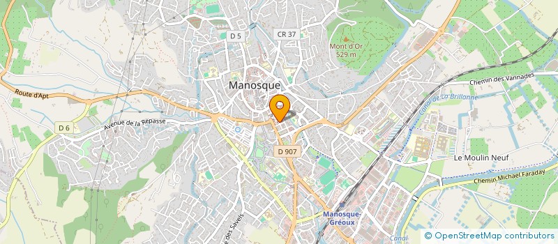 localisation de l'entreprise MADAME CAMILLE LANDRE à MANOSQUE