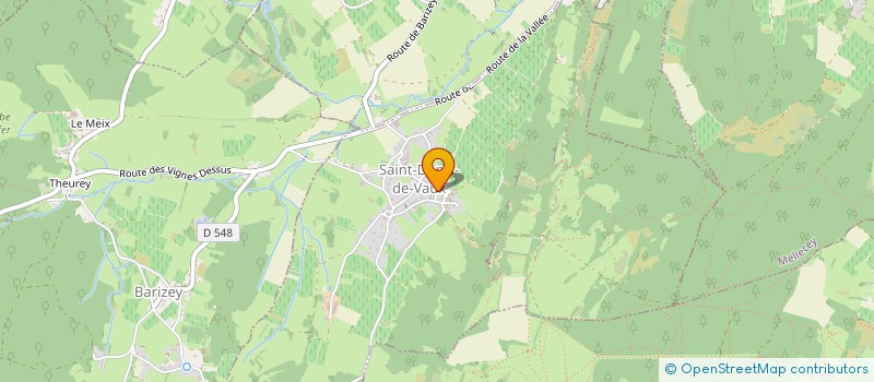 localisation de l'entreprise MADAME CAMILLE LANDRE  SAINT-DENIS-DE-VAUX