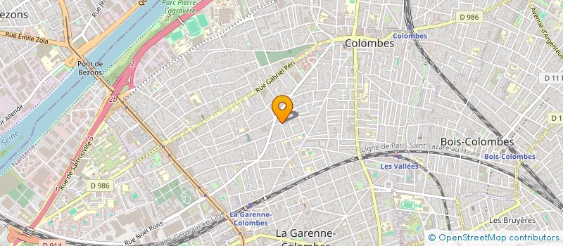 localisation de l'entreprise MADAME CAMILLE LANGLOIS à COLOMBES