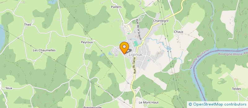 localisation de l'entreprise MADAME CAMILLE LANIER  LIGINIAC