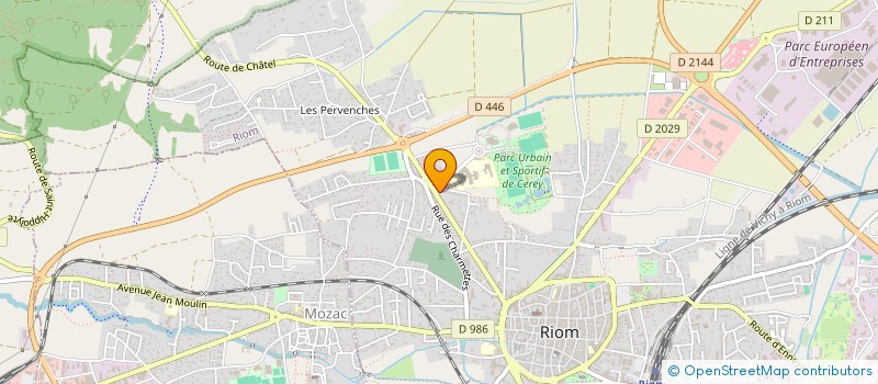 localisation de l'entreprise MADAME CAMILLE LARRAUFIE  SAINT-BONNET-PRES-RIOM