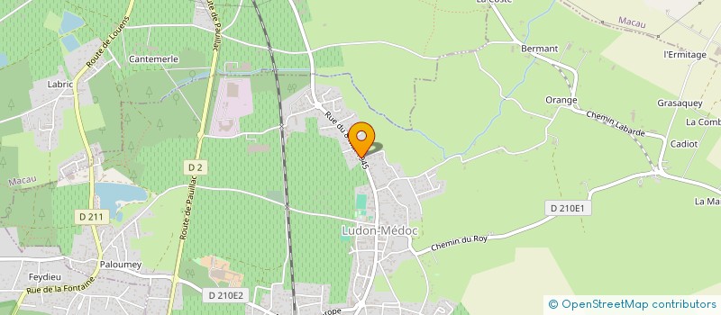 localisation de l'entreprise MADAME CAMILLE LARREGAIN  LUDON-MEDOC