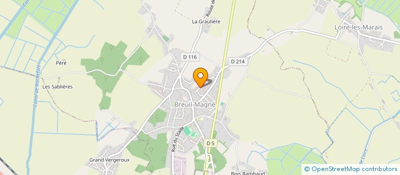 localisation de l'entreprise MADAME CAMILLE LARRERE  BREUIL-MAGNE