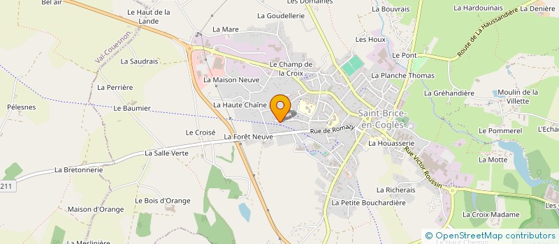 localisation de l'entreprise MADAME CAMILLE LASNIER  FOUGERES