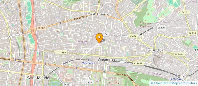 localisation de l'entreprise MADAME CAMILLE LASSERRE à VINCENNES