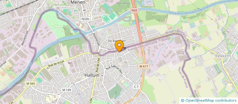 localisation de l'entreprise MADAME CAMILLE LATTREZ  HALLUIN