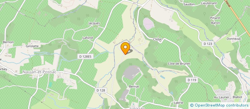 localisation de l'entreprise MADAME CAMILLE LAURE LASSALLE  CABARA