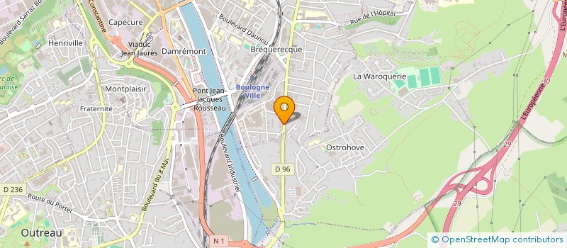 localisation de l'entreprise MADAME CAMILLE LAURENT  BOULOGNE-SUR-MER