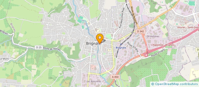 localisation de l'entreprise MADAME CAMILLE LAURENT  BRIGNAIS