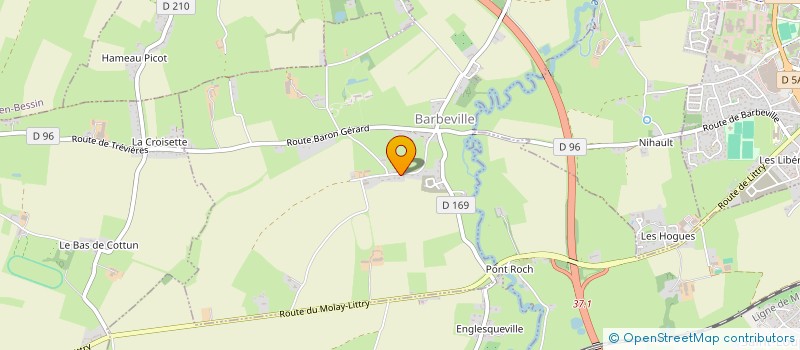 localisation de l'entreprise MADAME CAMILLE LAURENT  BARBEVILLE