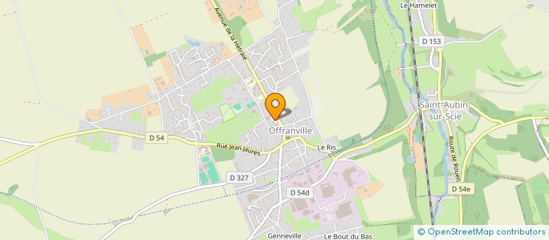 localisation de l'entreprise MADAME CAMILLE LAVERSIN  OFFRANVILLE