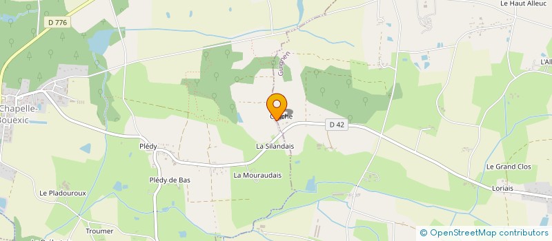 localisation de l'entreprise MADAME CAMILLE LAVOLE  GUIGNEN