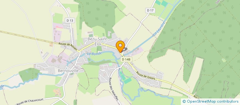 localisation de l'entreprise MADAME CAMILLE LE BOURHIS  BEZU-SAINT-ELOI