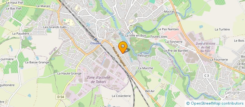 localisation de l'entreprise MADAME CAMILLE LE BRIS à CLISSON