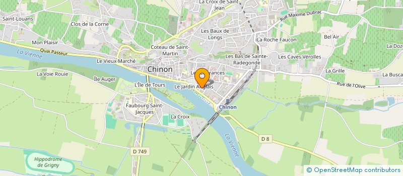 localisation de l'entreprise MADAME CAMILLE LE BRIS  PARCAY-SUR-VIENNE