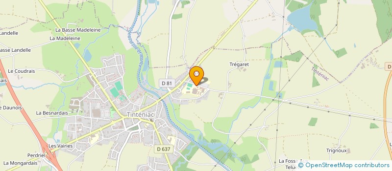 localisation de l'entreprise MADAME CAMILLE LE BRIS  TINTENIAC