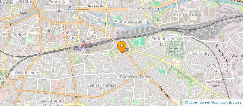 localisation de l'entreprise MADAME CAMILLE LE CALVEZ  RENNES