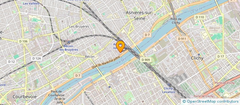 localisation de l'entreprise MADAME CAMILLE LE FILLEUL DES GUERROTS à ASNIERES-SUR-SEINE