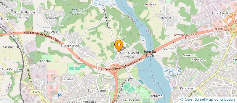 localisation de l'entreprise MADAME CAMILLE LE FUR à CLOHARS-CARNOET