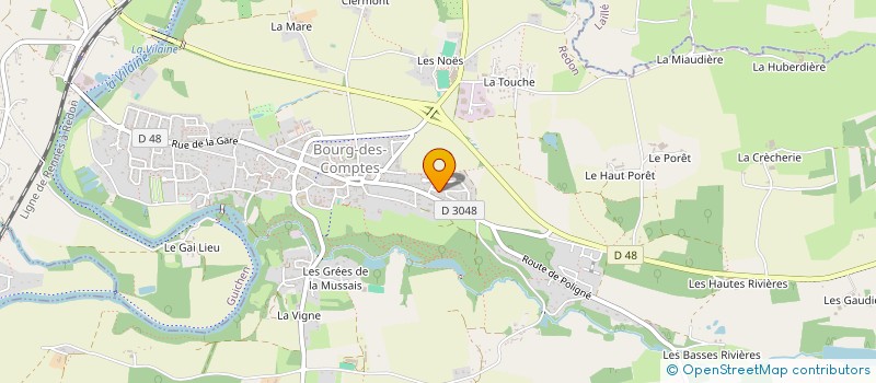 localisation de l'entreprise MADAME CAMILLE LE GUELLEC  BOURG-DES-COMPTES