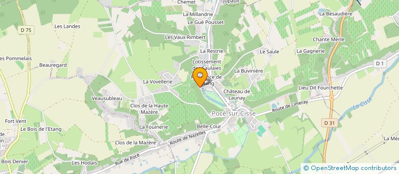 localisation de l'entreprise MADAME CAMILLE LE GUERN  POCE-SUR-CISSE