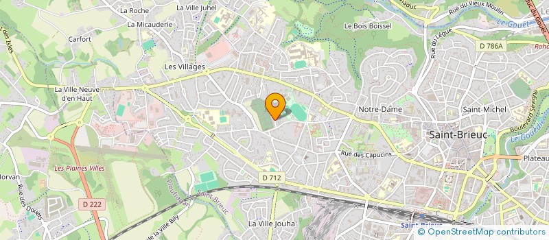 localisation de l'entreprise MADAME CAMILLE LE JANNE  SAINT-BRIEUC