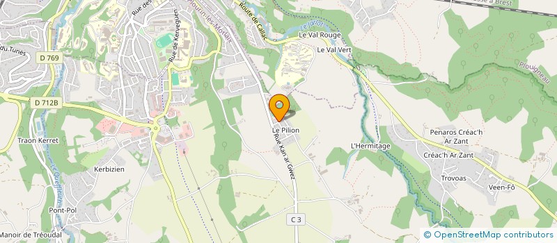 localisation de l'entreprise MADAME CAMILLE LE LOUS à PLOURIN-LES-MORLAIX