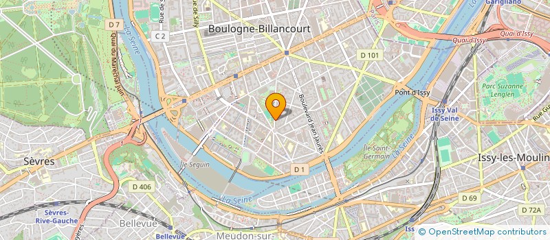 localisation de l'entreprise MADAME CAMILLE LE MARCHAND  BOULOGNE-BILLANCOURT