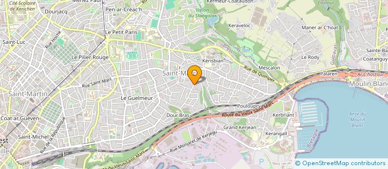 localisation de l'entreprise MADAME CAMILLE LE MONNIER  BREST