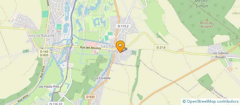 localisation de l'entreprise MADAME CAMILLE LE MOULEC à LA CHAUSSEE-D'IVRY