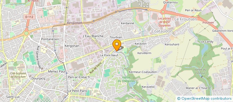 localisation de l'entreprise MADAME CAMILLE LE NORMAND  GUIPAVAS