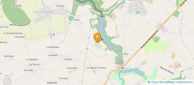 localisation de l'entreprise MADAME CAMILLE LE PALLEC  HILLION