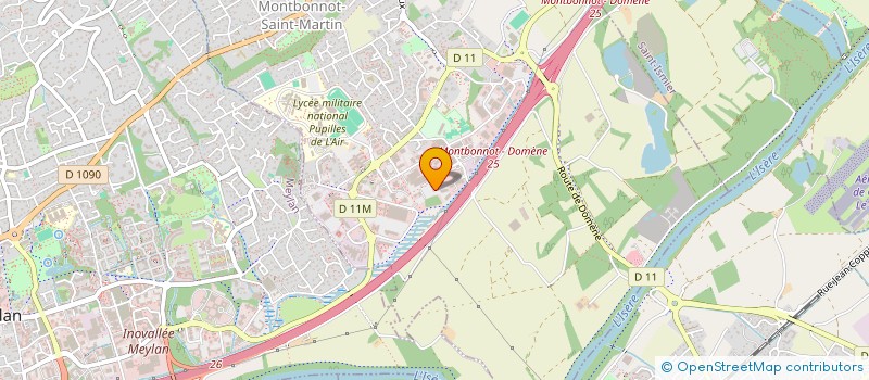 localisation de l'entreprise MADAME CAMILLE LE PAPE  MONTBONNOT-SAINT-MARTIN