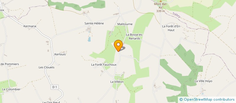 localisation de l'entreprise MADAME CAMILLE LE RALEC à LE MENE