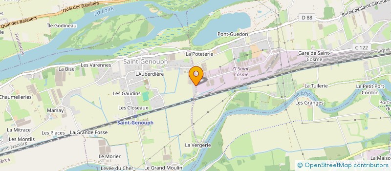 localisation de l'entreprise MADAME CAMILLE LEBACHELIER DE LA RIVIERE  JOUE-LES-TOURS