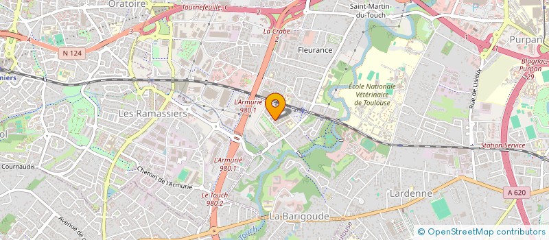localisation de l'entreprise MADAME CAMILLE LEBAULT à TOULOUSE