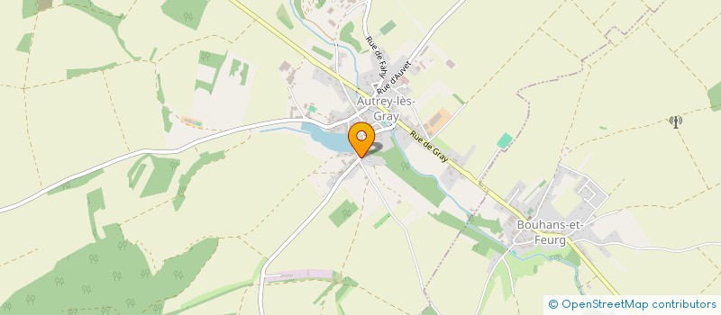 localisation de l'entreprise MADAME CAMILLE LEBLANC  AUTREY-LES-GRAY