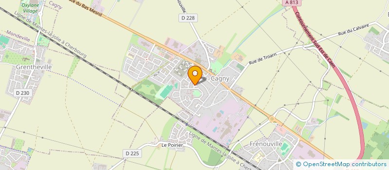 localisation de l'entreprise MADAME CAMILLE LEBLATIER  CAGNY