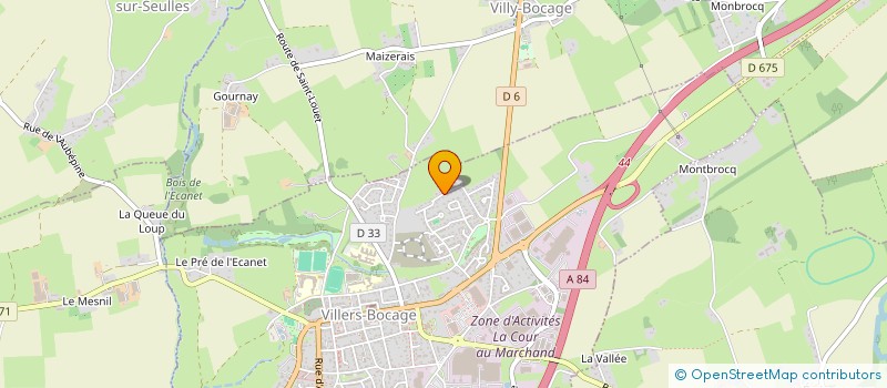 localisation de l'entreprise MADAME CAMILLE LEBRET  VILLERS-BOCAGE