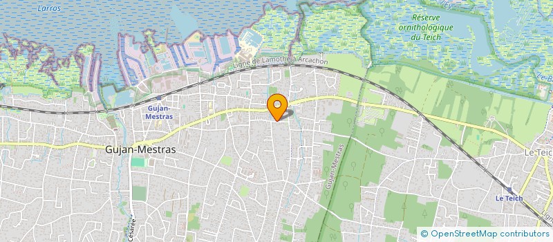 localisation de l'entreprise MADAME CAMILLE LEBRUN  GUJAN-MESTRAS
