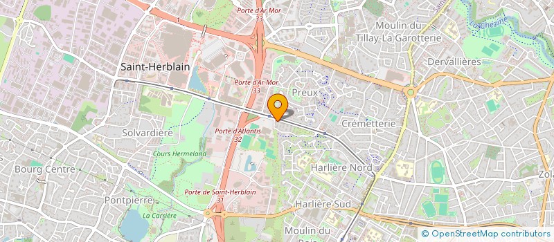 localisation de l'entreprise MADAME CAMILLE LECHAT  SAINT-HERBLAIN